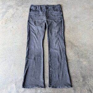 Good American Good Classic Boot Bootcut Jeans Black 162 size 14/32